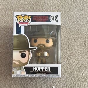 Funko Pop! Hopper Figure with Hat and Mug